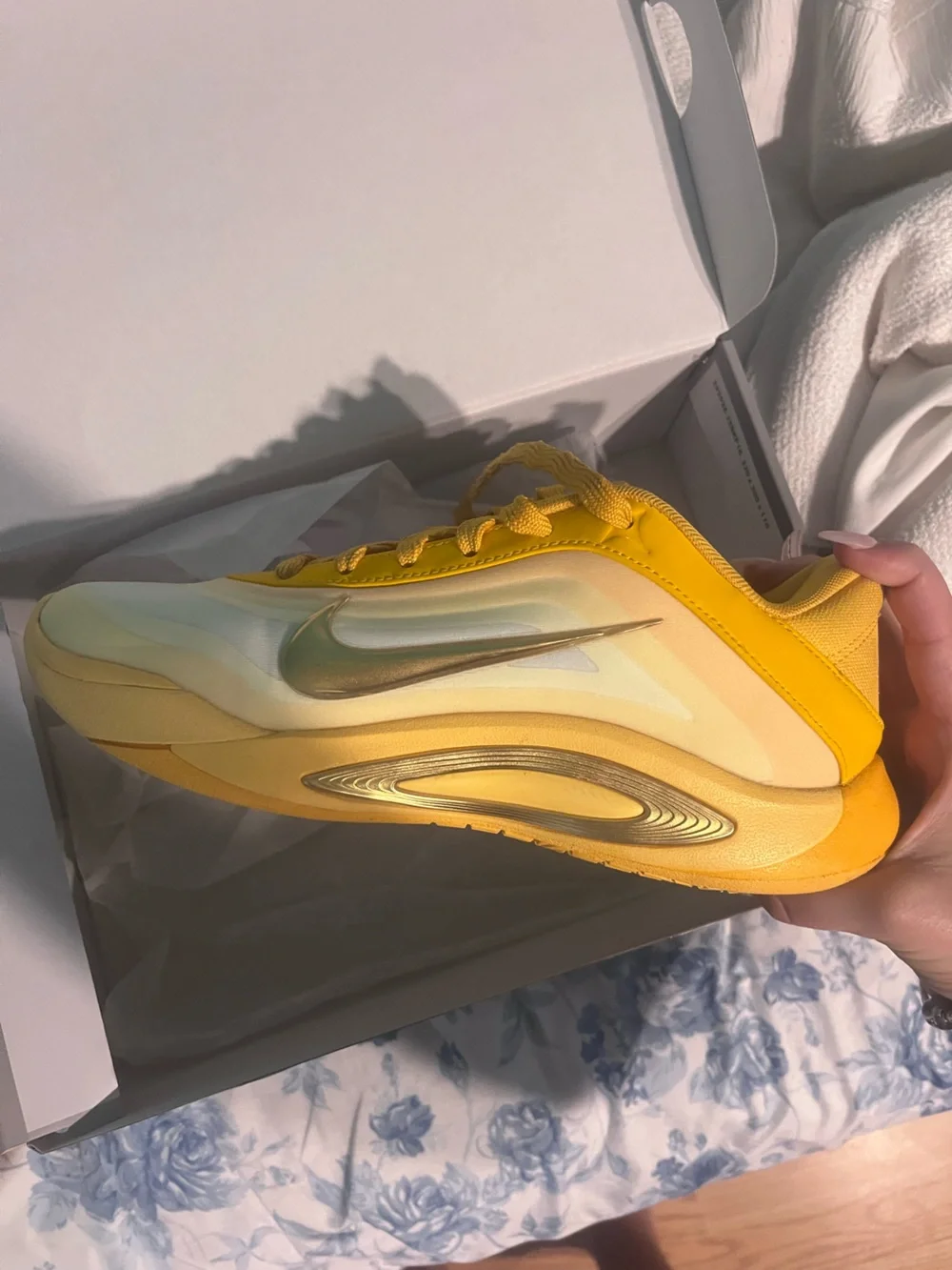 Nike Womens  A’ja Wilson Sunrise Basketball Shoes